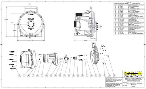 banjo self priming centrifugal pump takedown|banjo pump parts diagram.